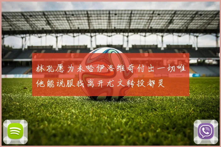 林孔愿为米哈伊洛维奇付出一切唯他能说服我离开尤文转投都灵